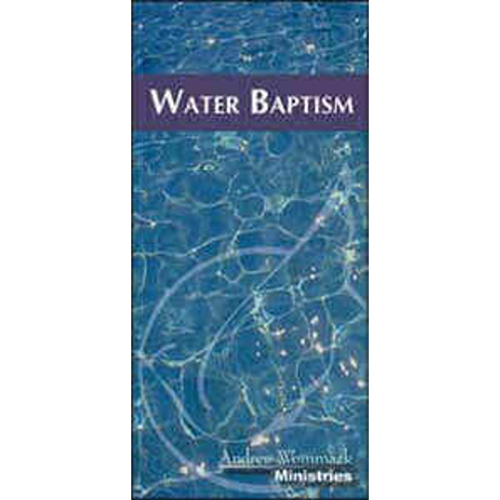 Water Baptism - Tract