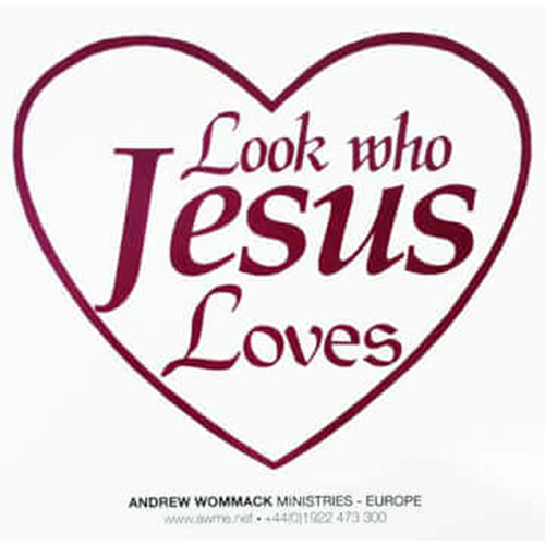 Look Who Jesus Loves - Sticker