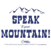 Speak To Your Mountain - Sticker