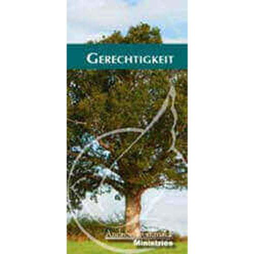 Gerechtigkeit - Righteousness - Tract (German)