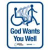 God Wants You Well 1 - Sticker