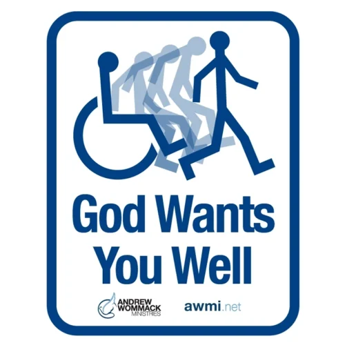 8375 God Wants You Well 1 - Sticker