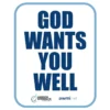 God Wants You Well 2 - Sticker