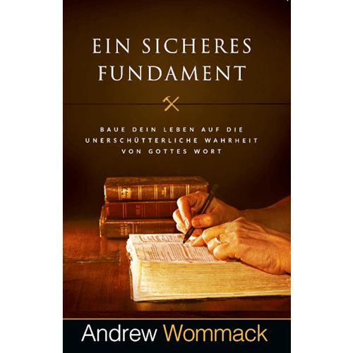 GE347.png Ein sicheres Fundament - A Sure Foundation - Book (German)